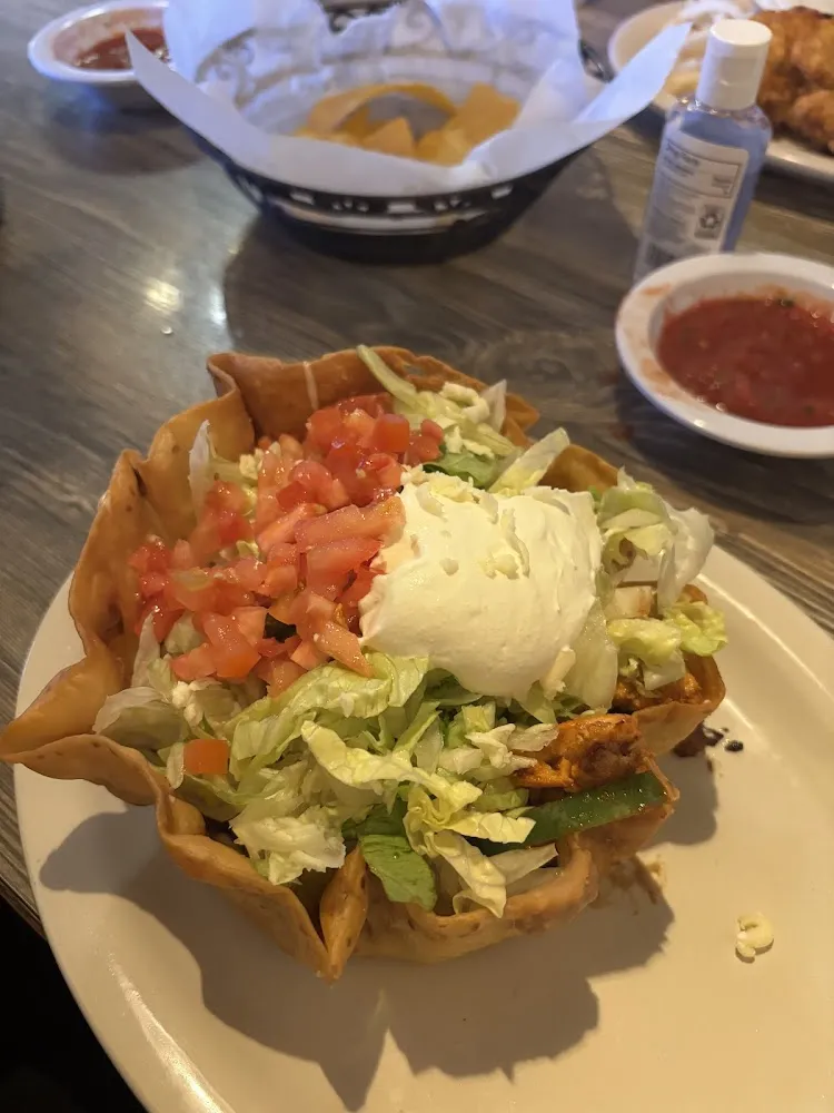 Chicken Fajita Taco Salad
