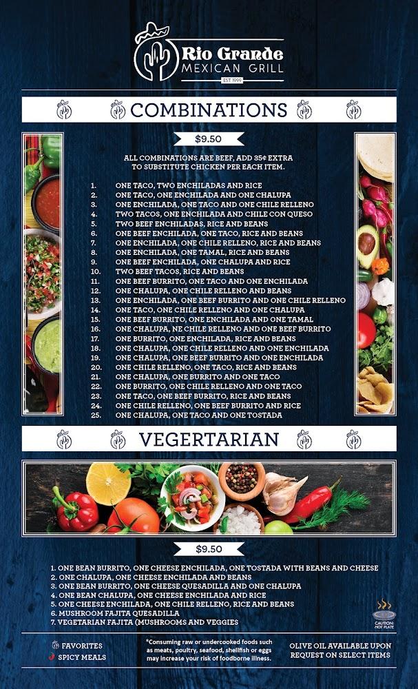 Rio Grande Mexican Grill Menu image 2
